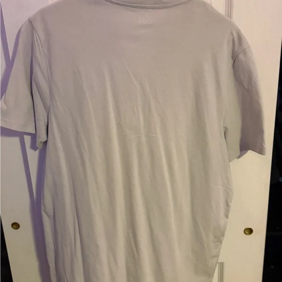 GAP Men's Light Gray Short Sleeve Henley - Picture 2 of 6